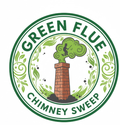 Green Flue Chimney Sweep Logo